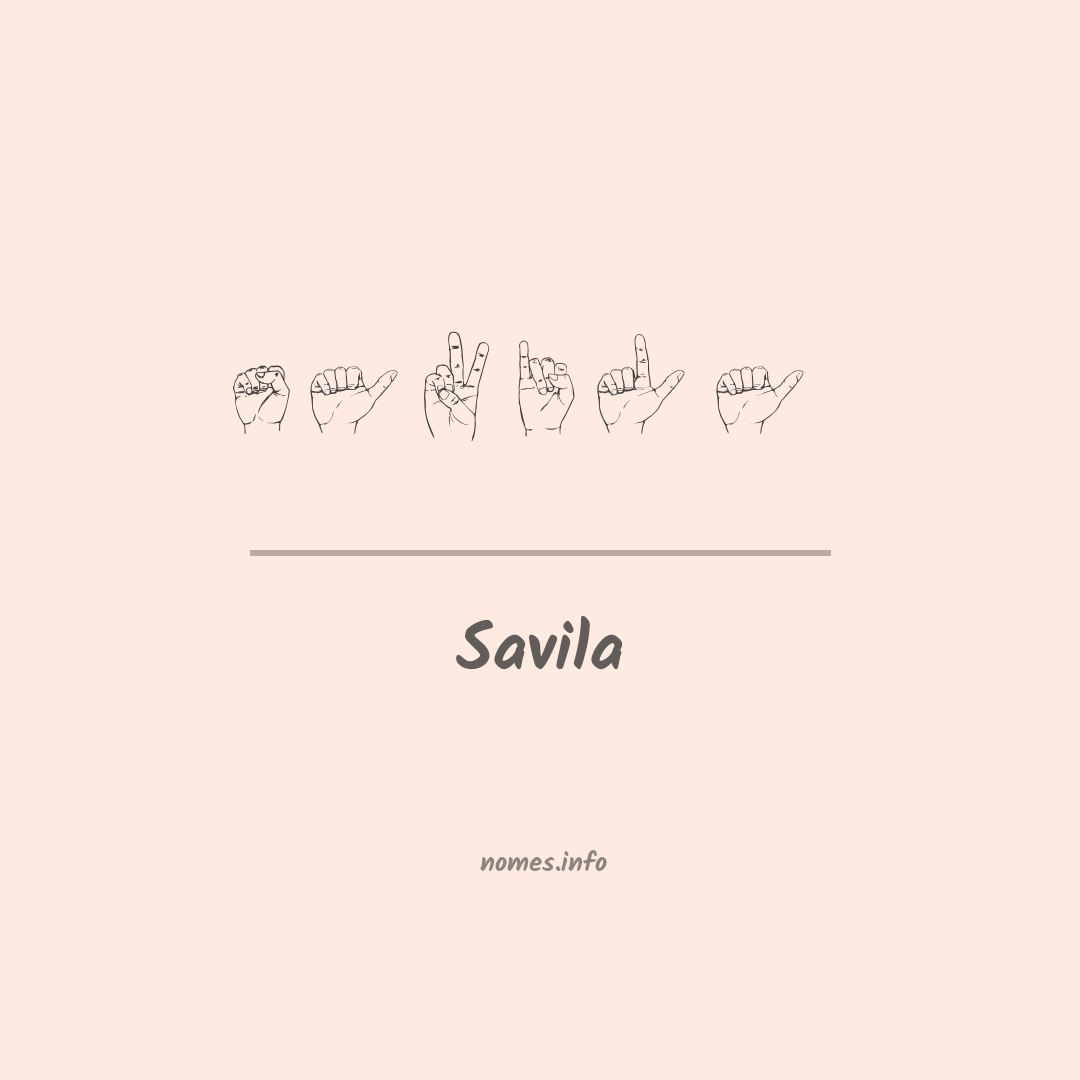 Savila em Libras