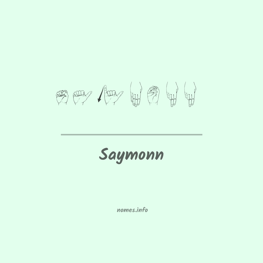 Saymonn em Libras