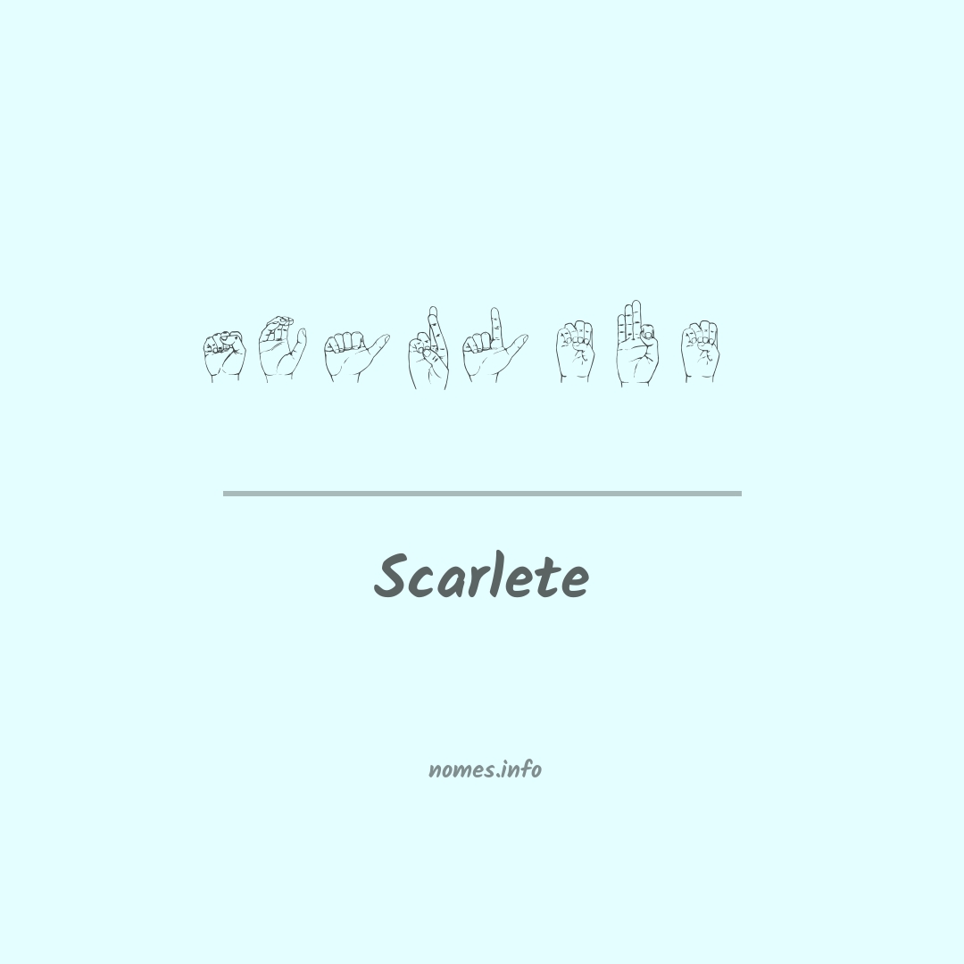 Scarlete em Libras