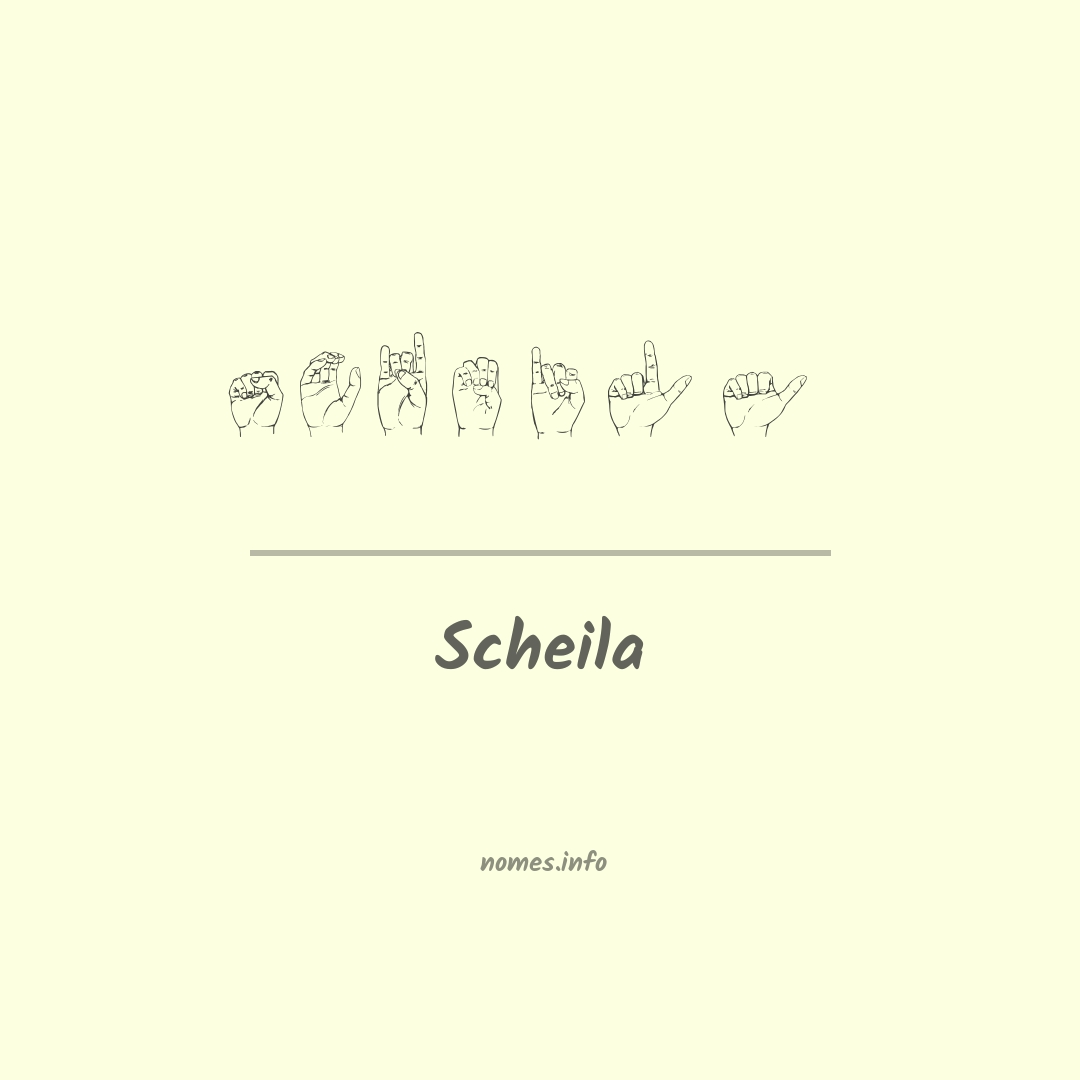 Scheila em Libras