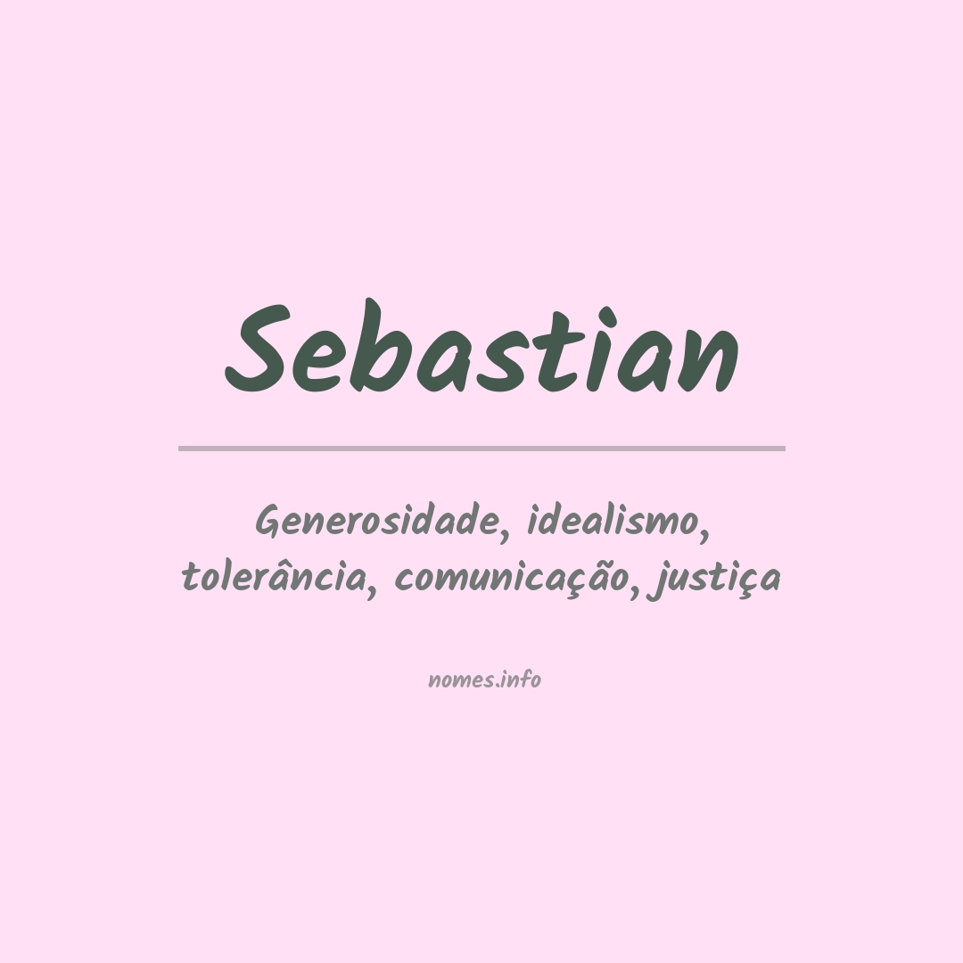 Significado do nome Sebastian
