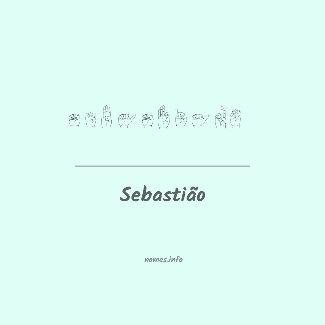 Sebastião em Libras