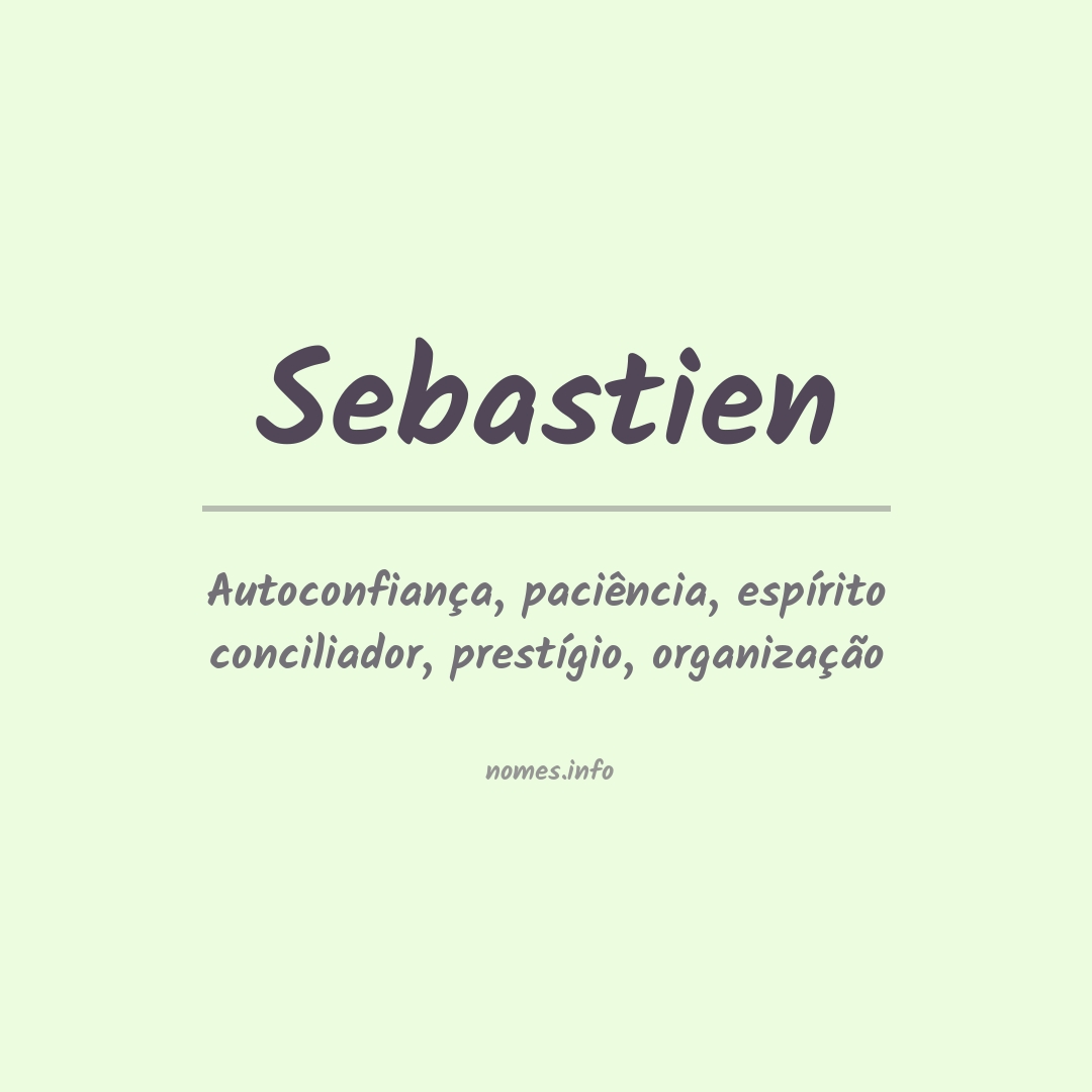 Significado do nome Sebastien
