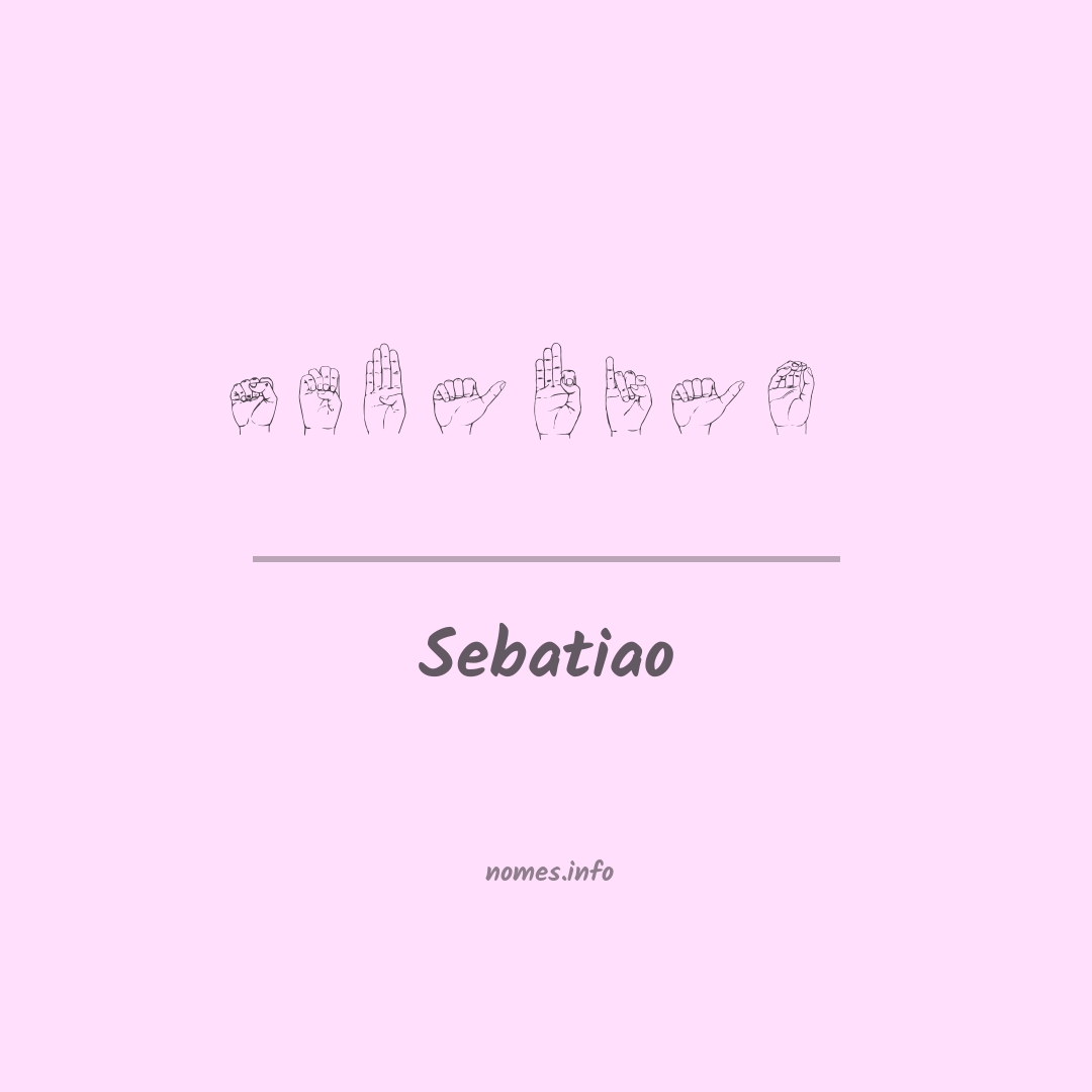 Sebatiao em Libras