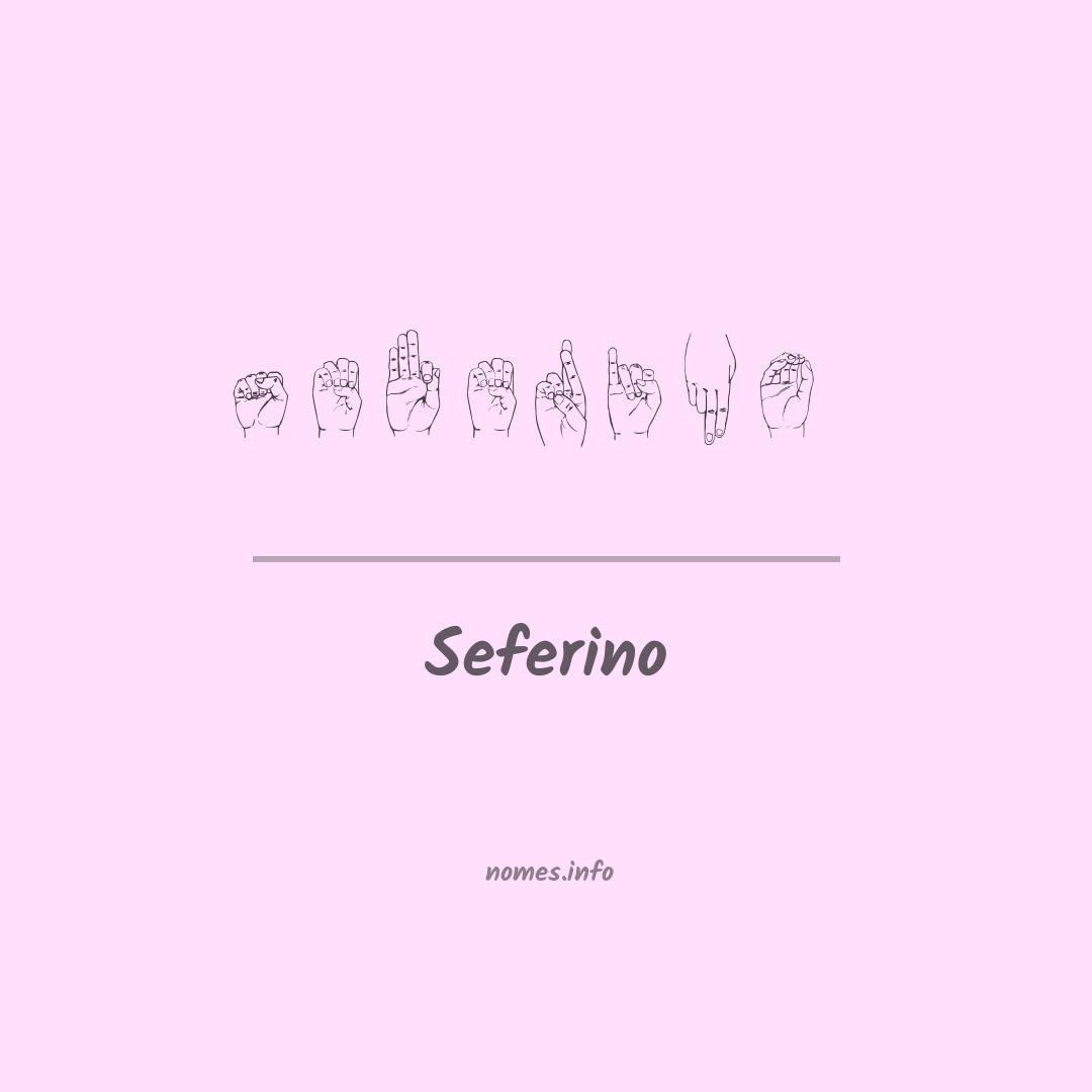 Seferino em Libras