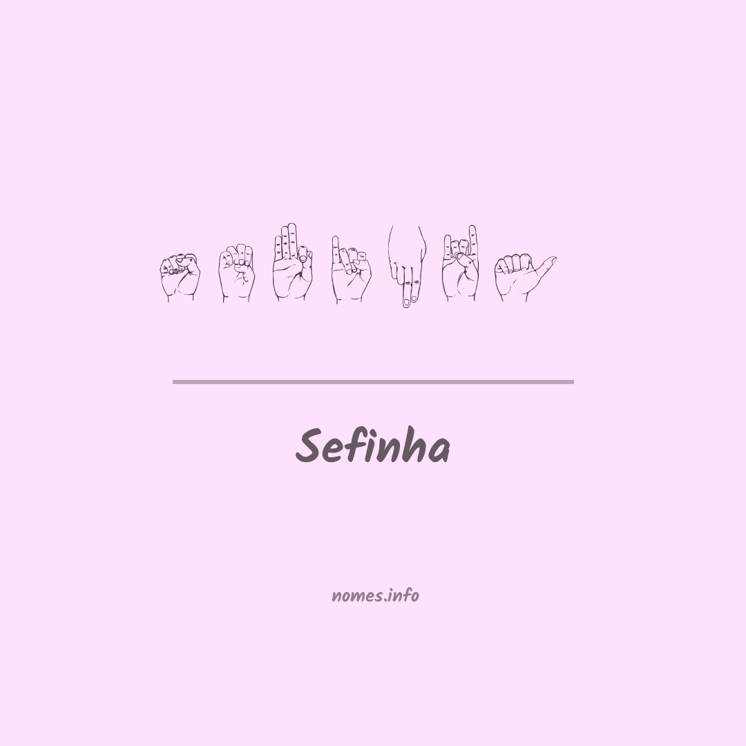 Sefinha em Libras
