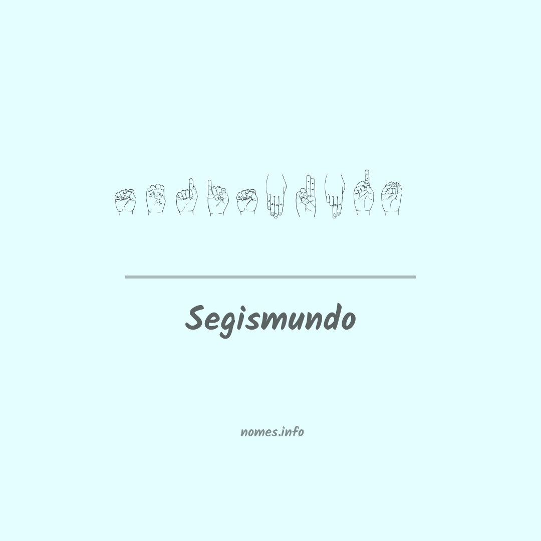 Segismundo em Libras