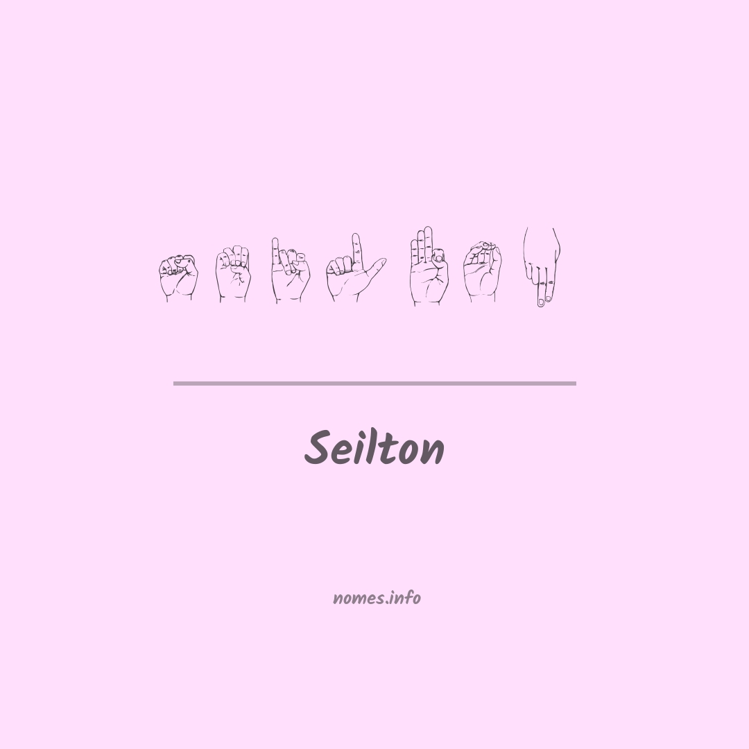 Seilton em Libras