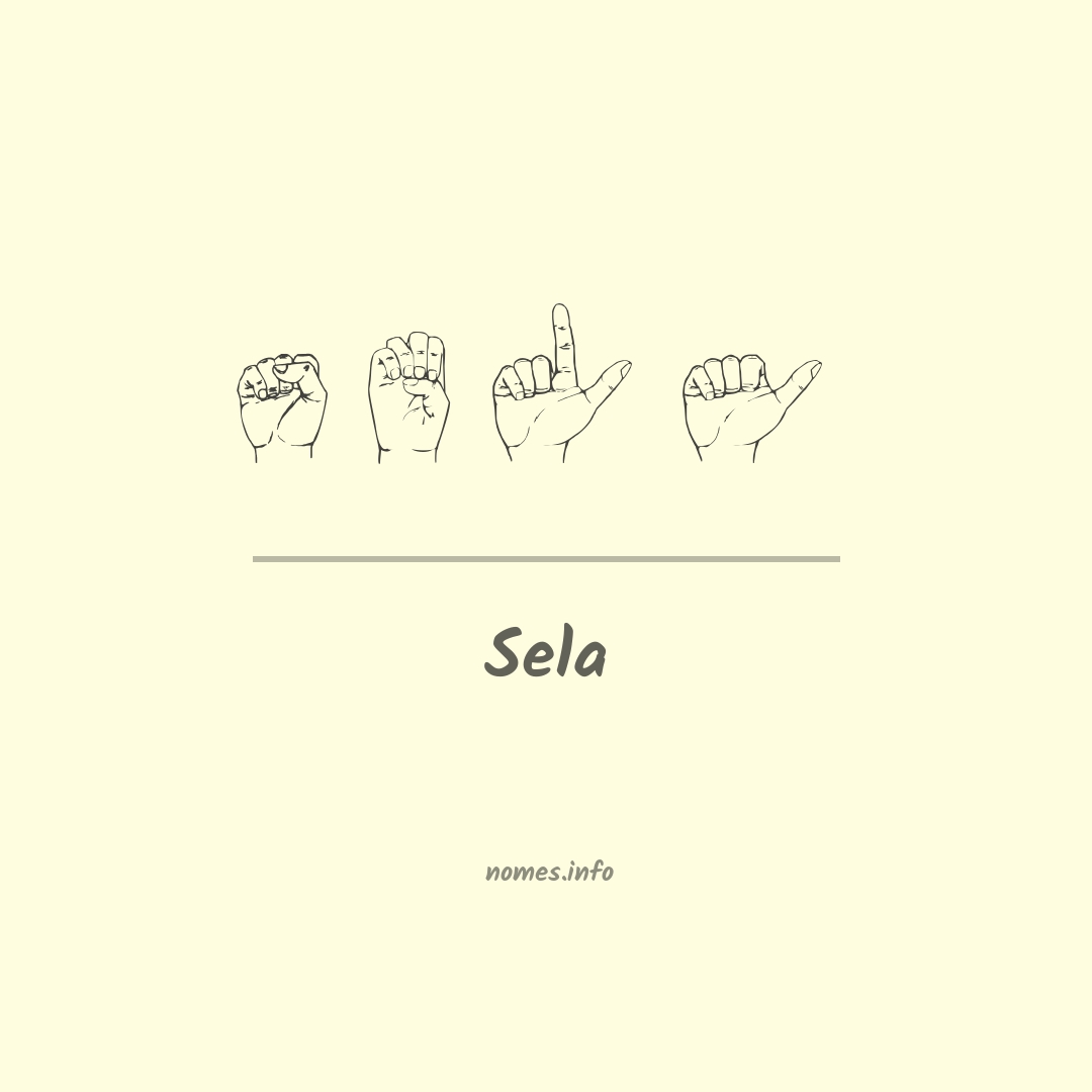 Sela em Libras