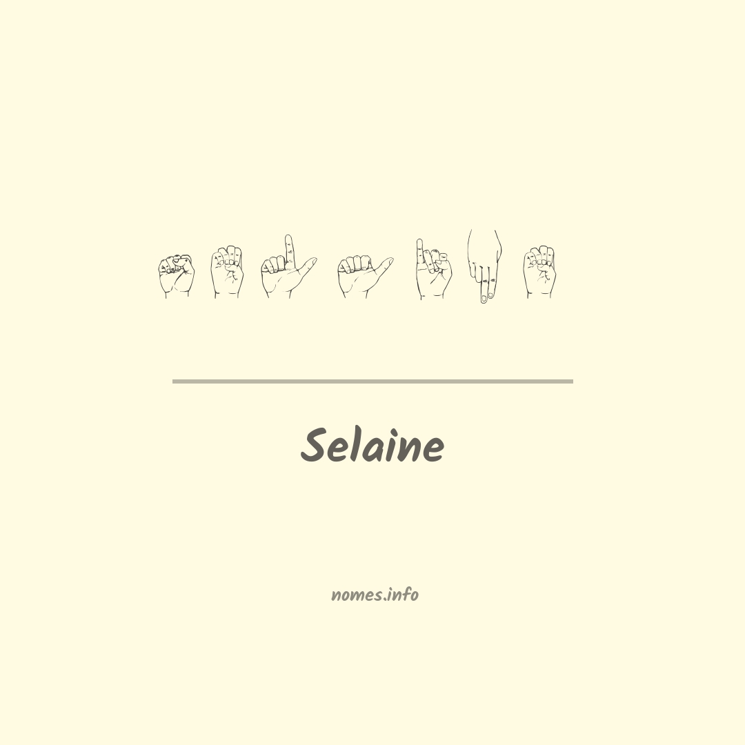 Selaine em Libras