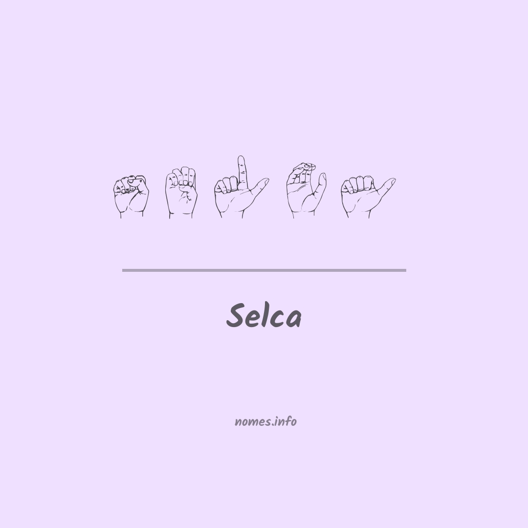 Selca em Libras