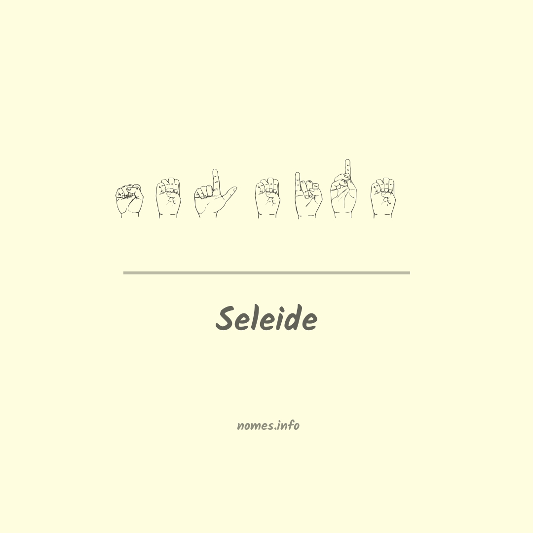 Seleide em Libras