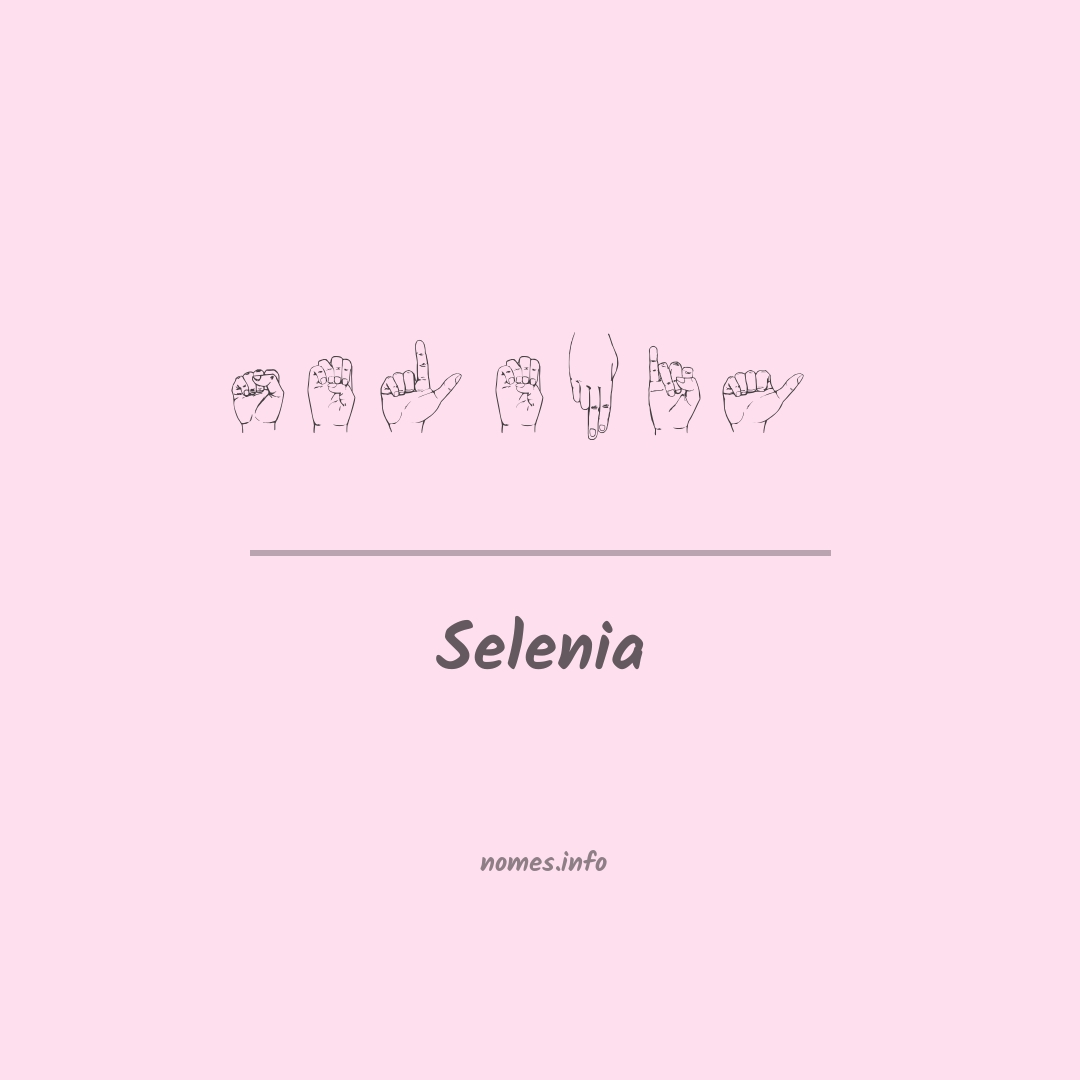 Selenia em Libras Selenia em Libras