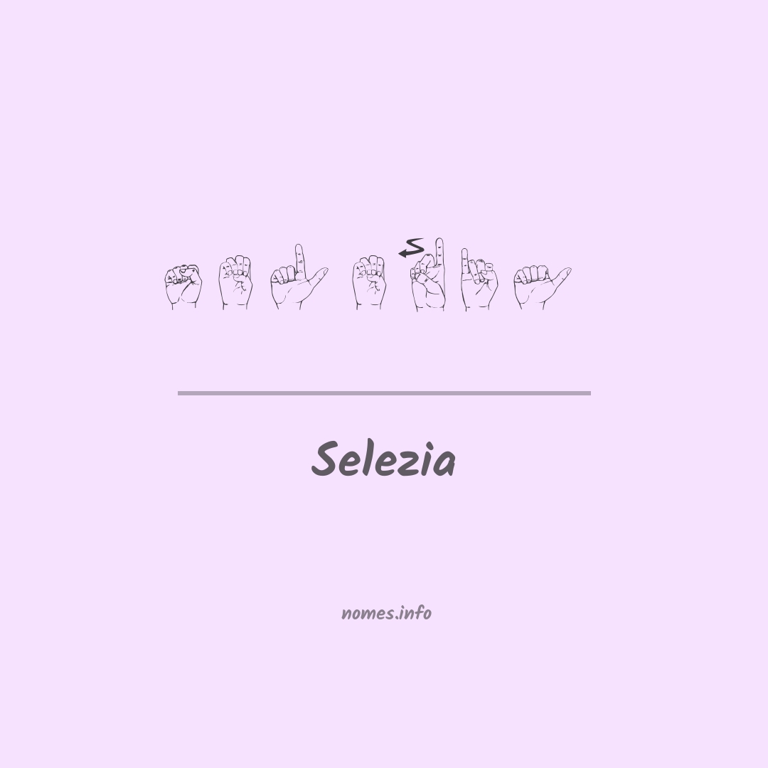 Selezia em Libras