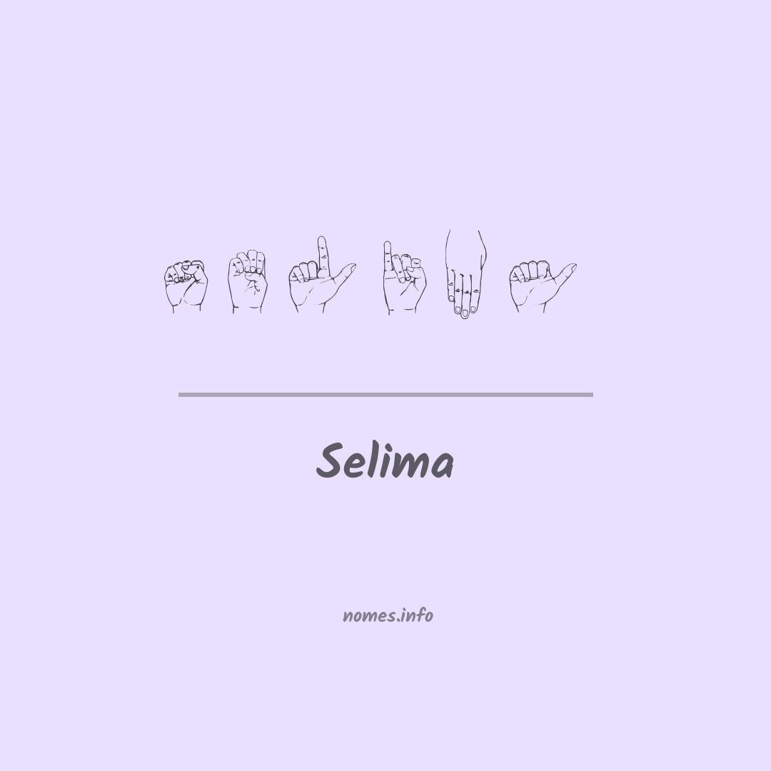Selima em Libras