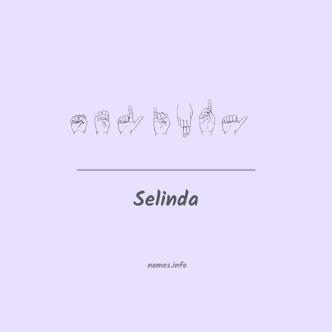 Selinda em Libras