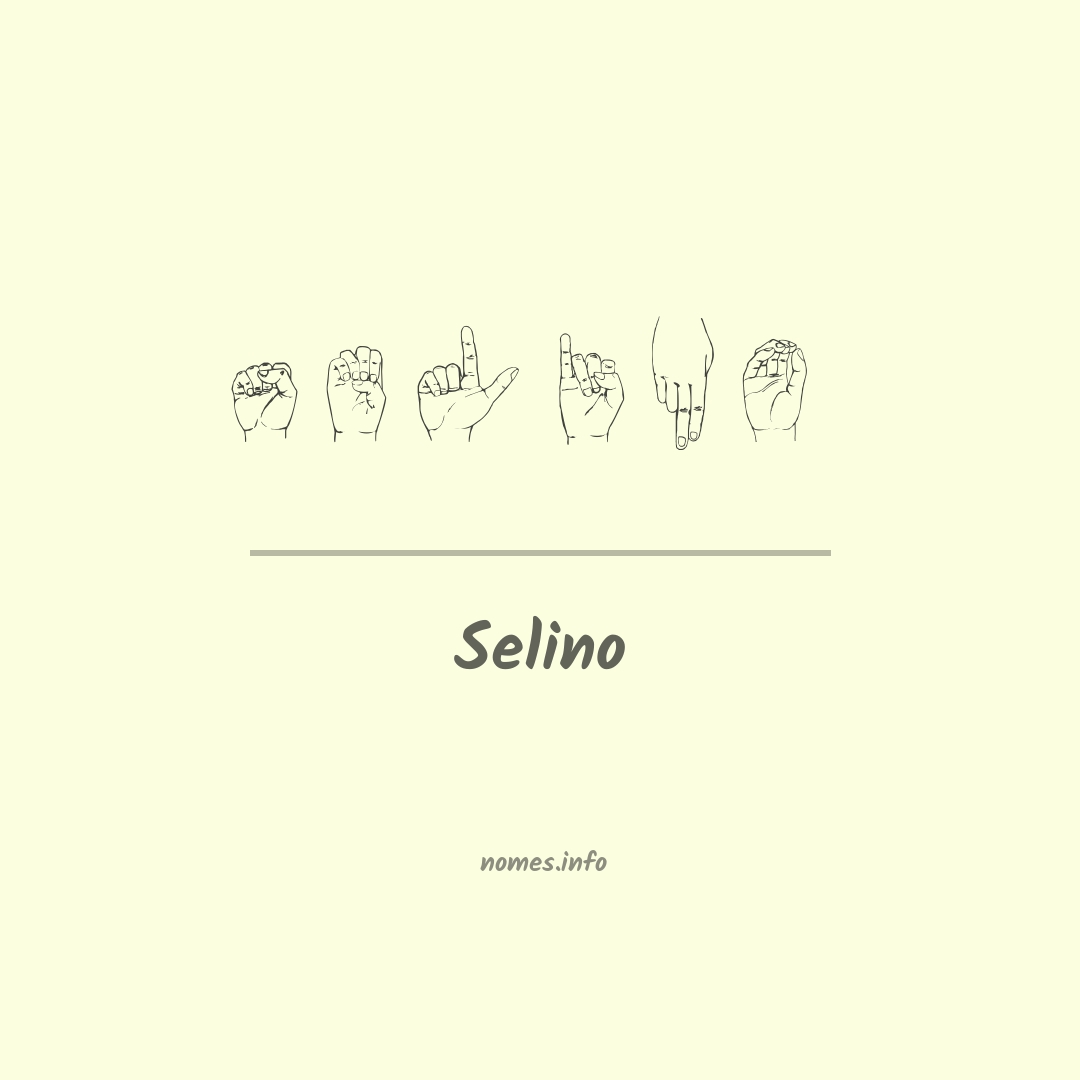Selino em Libras