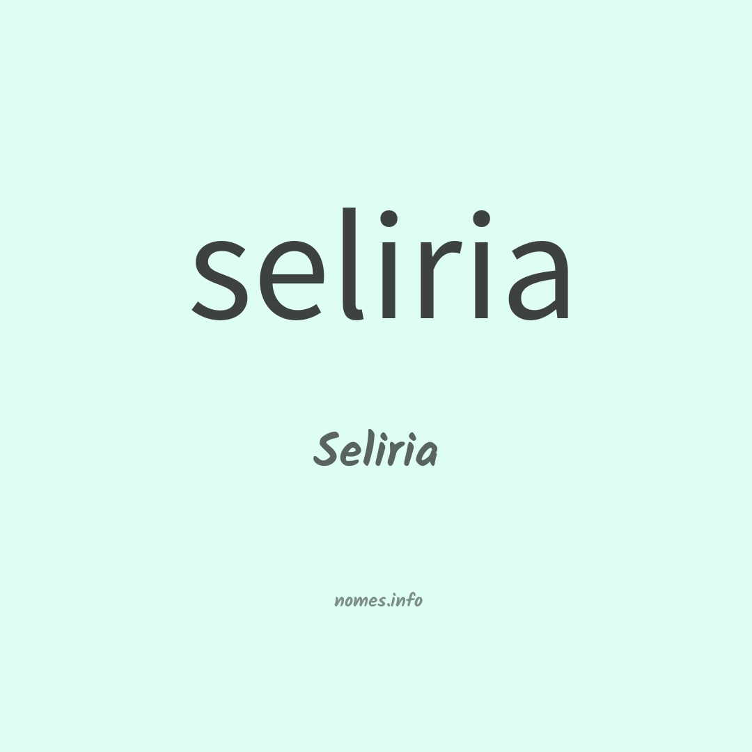 Seliria em chinês