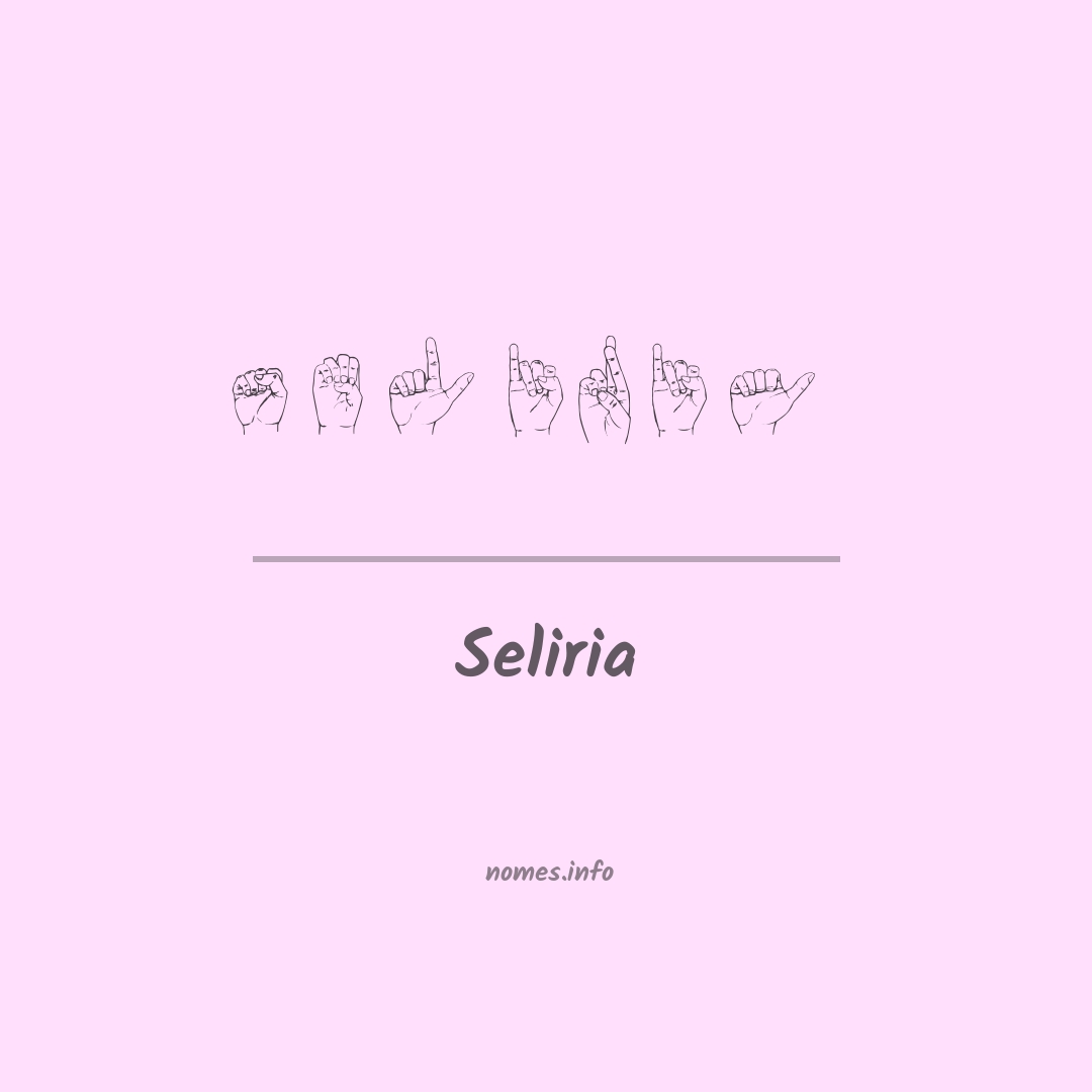 Seliria em Libras