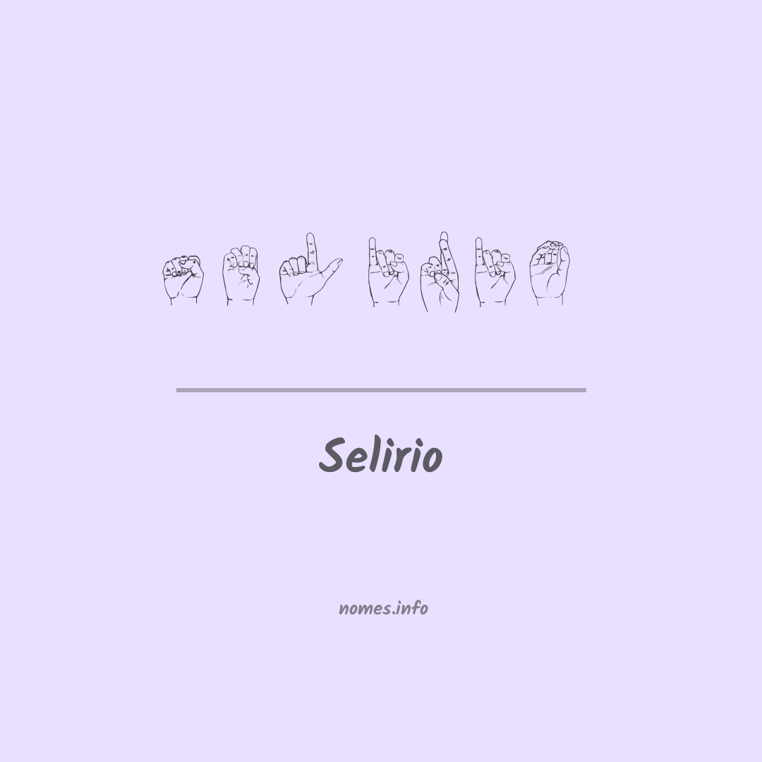 Selirio em Libras