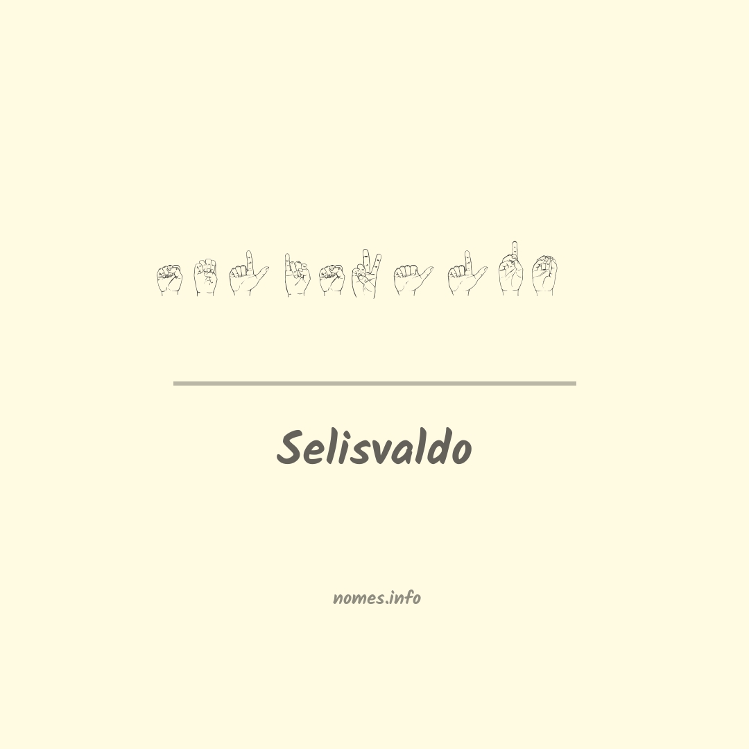 Selisvaldo em Libras