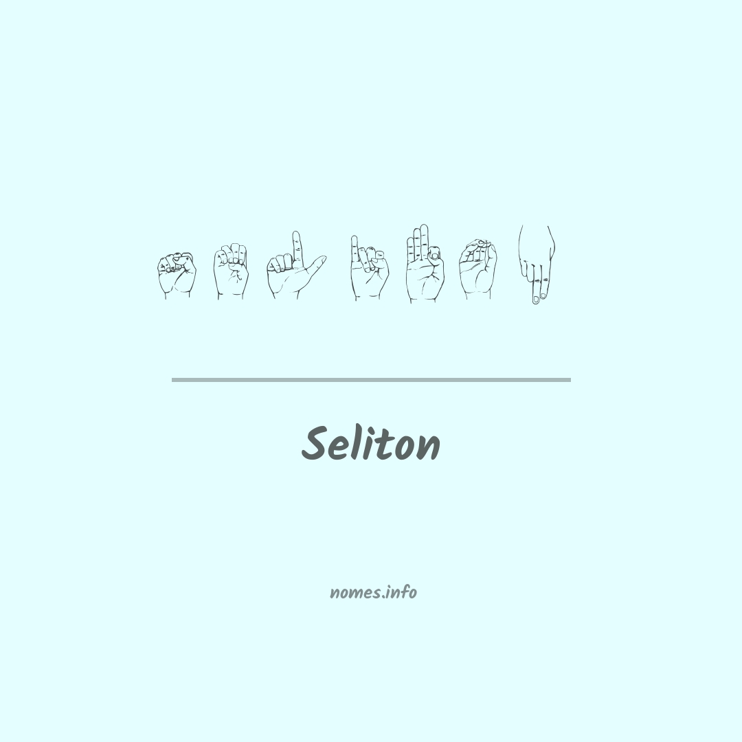 Seliton em Libras