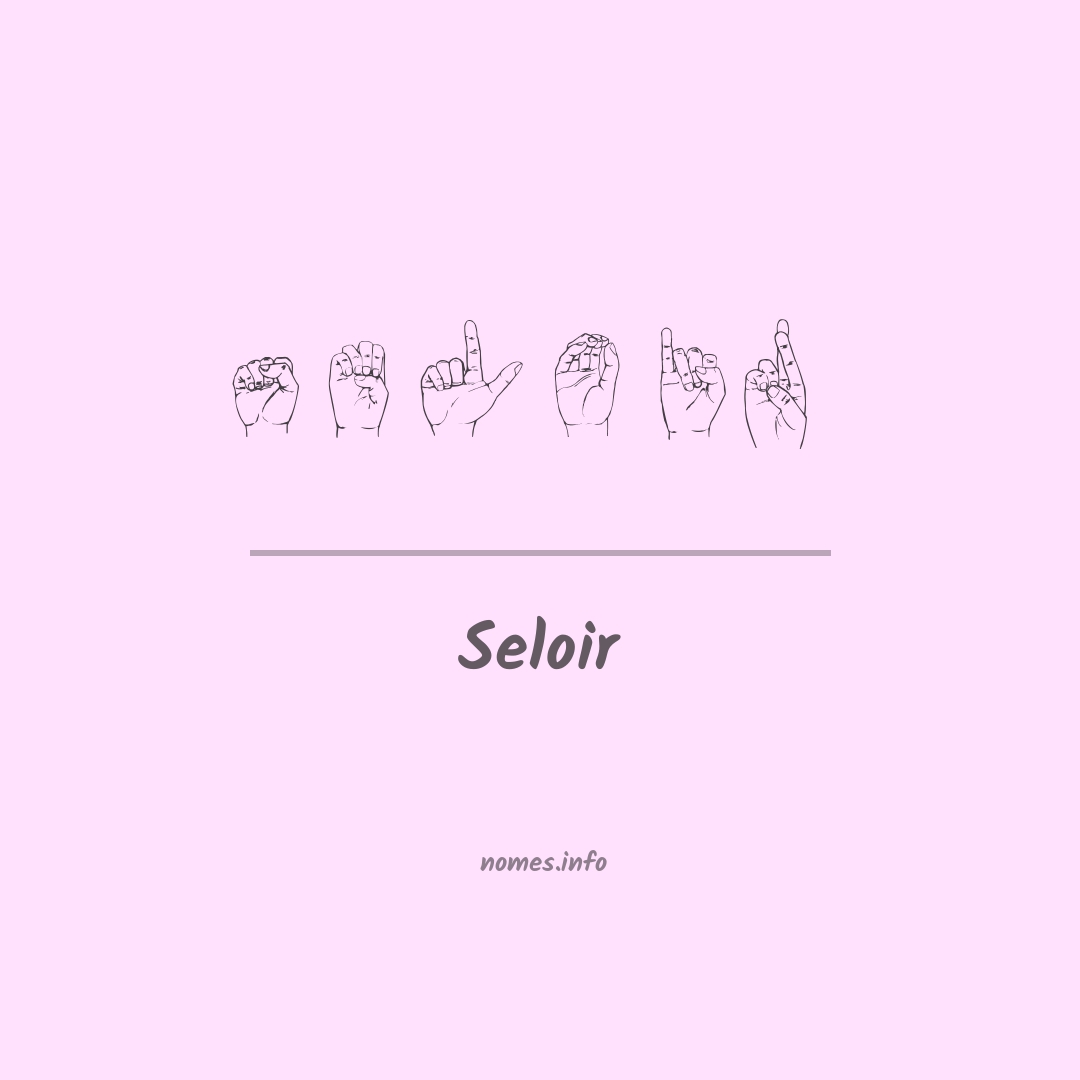 Seloir em Libras