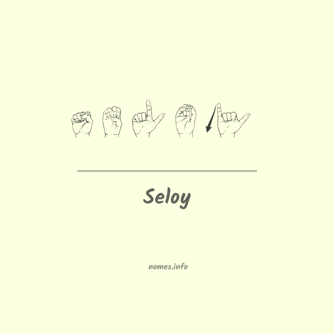 Seloy em Libras