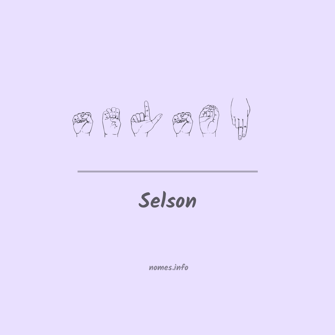 Selson em Libras