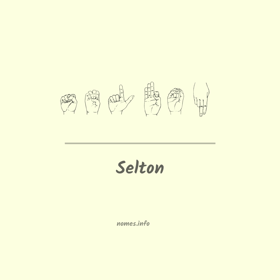 Selton em Libras