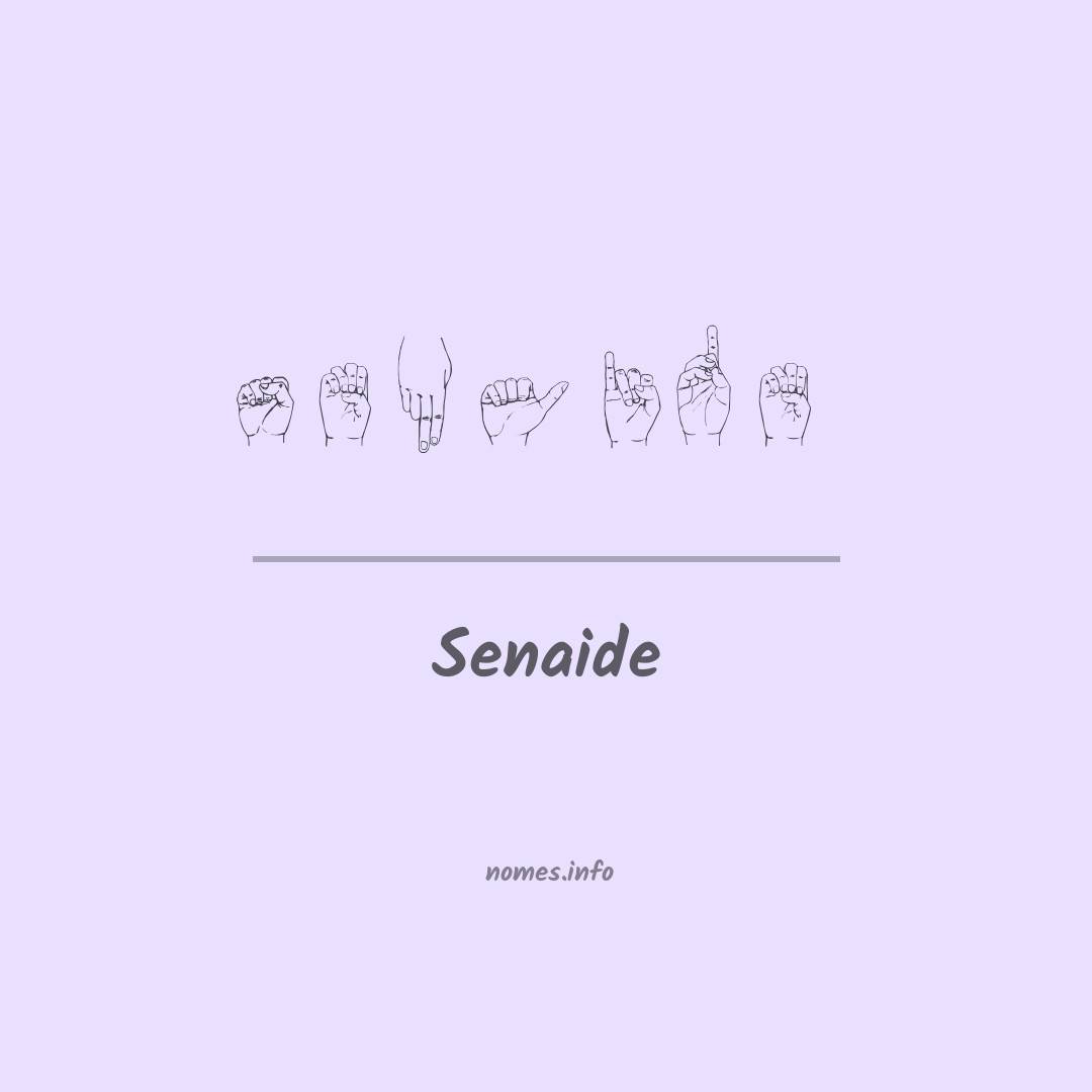 Senaide em Libras