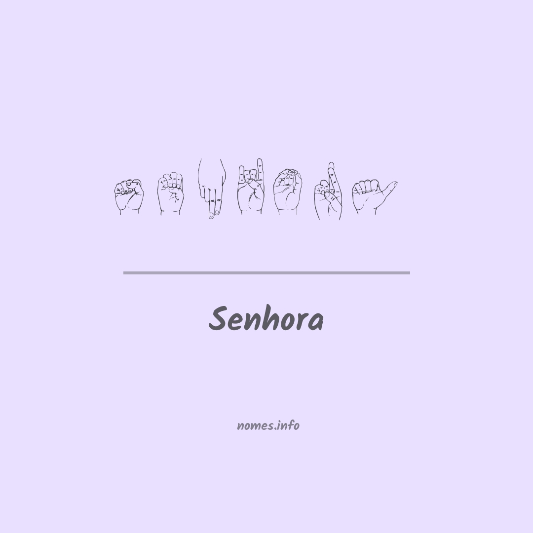 Senhora em Libras