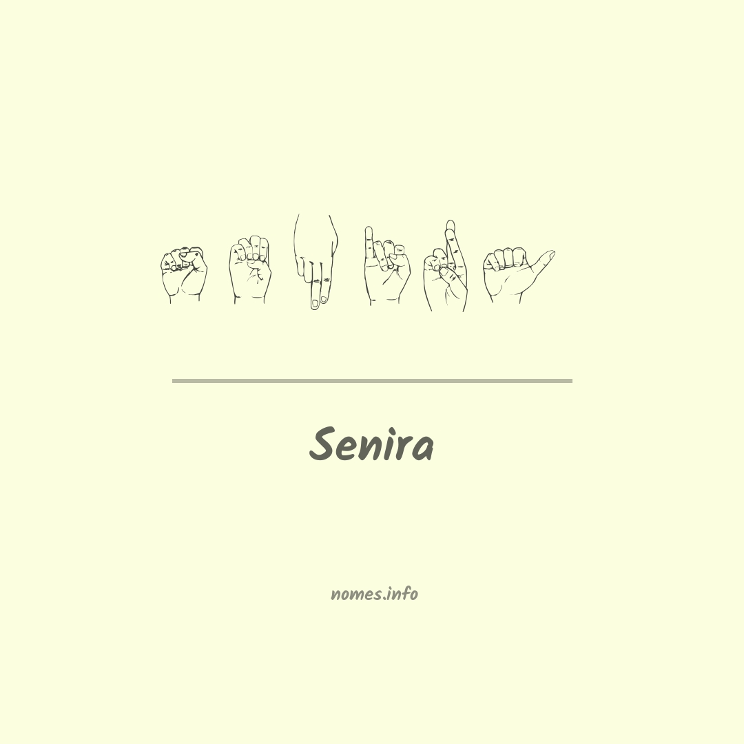 Senira em Libras
