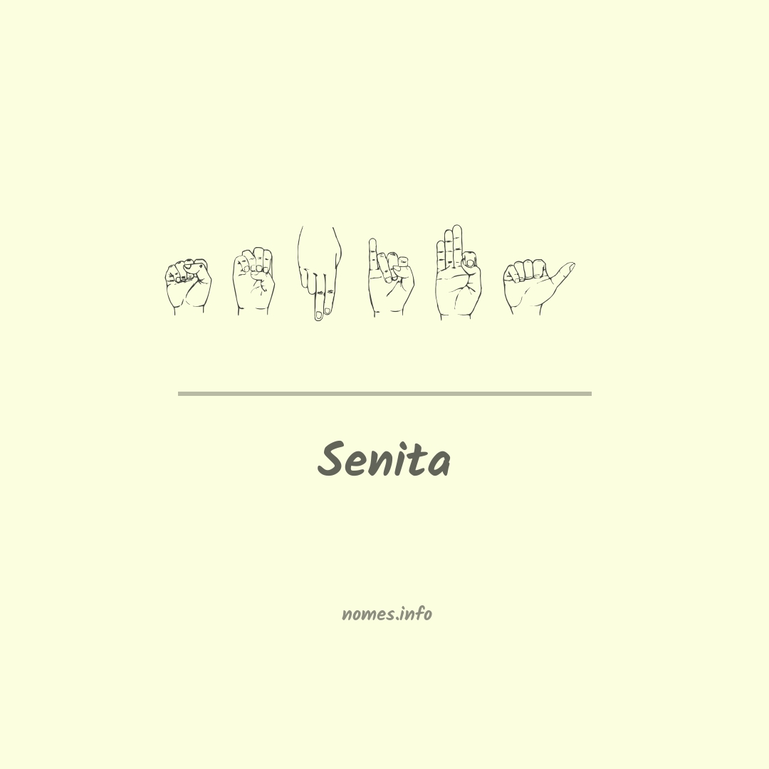 Senita em Libras