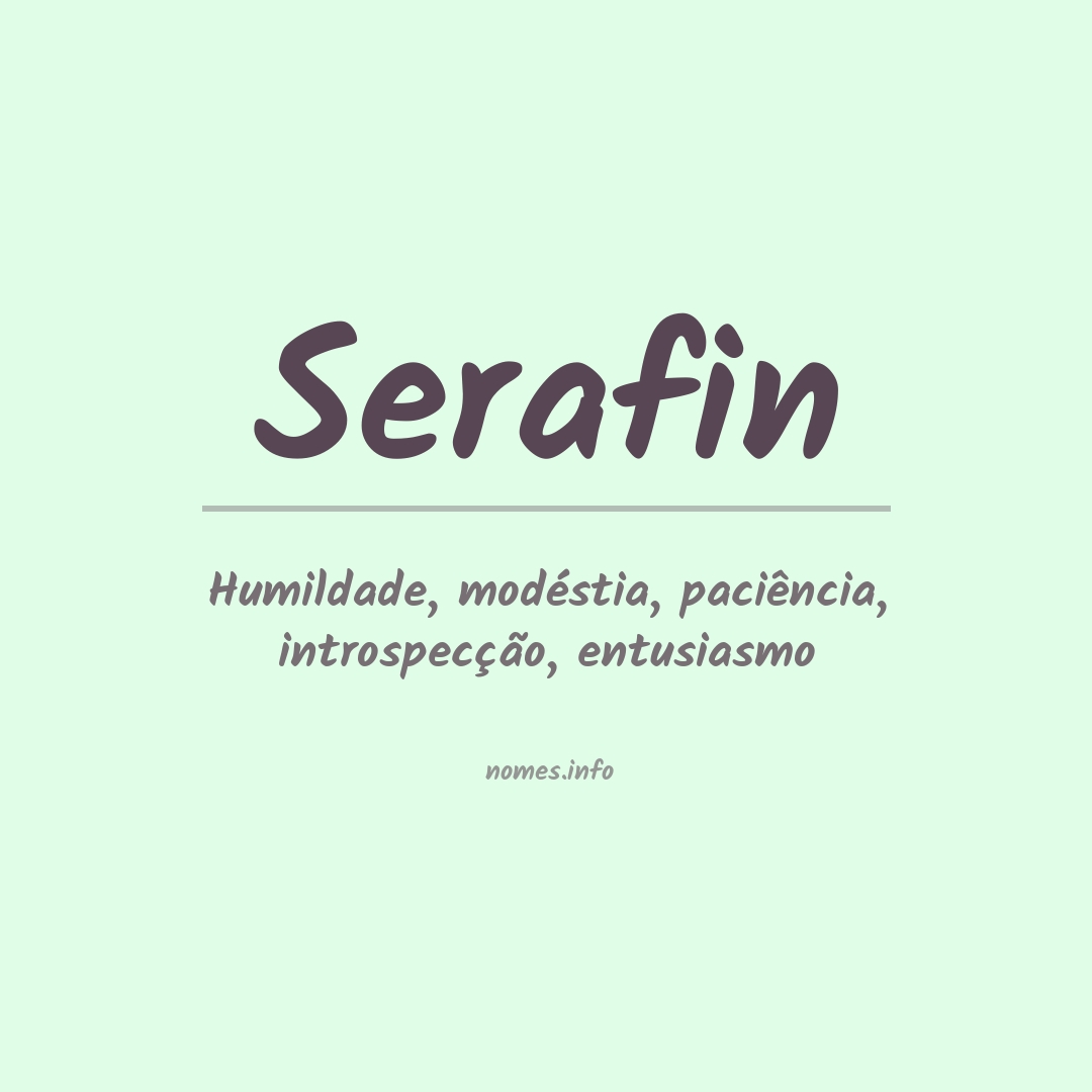 Significado do nome Serafin