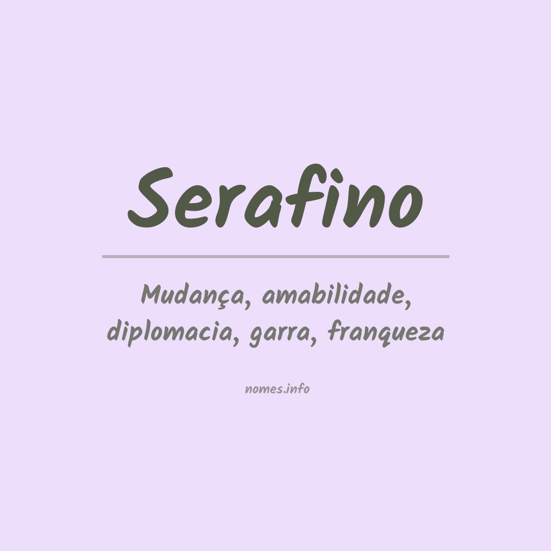 Significado do nome Serafino