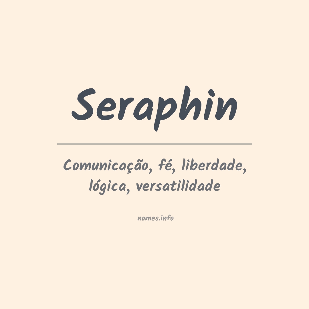 Significado do nome Seraphin