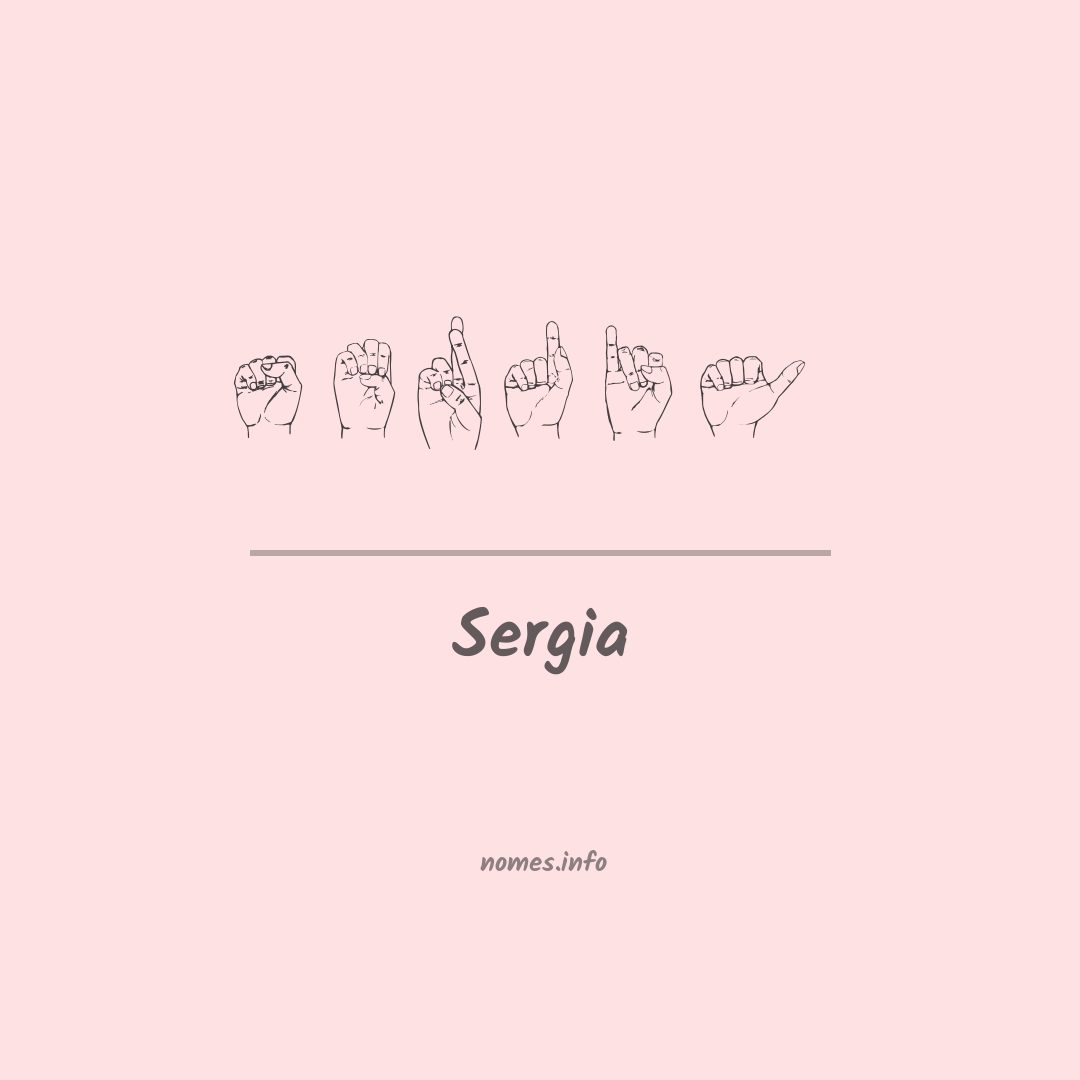 Sergia em Libras