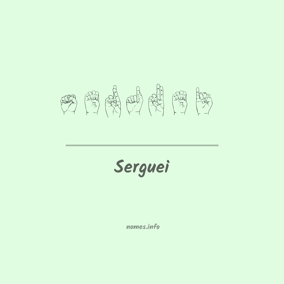 Serguei em Libras