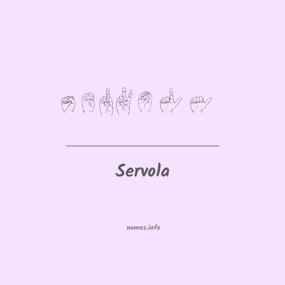 Servola em Libras