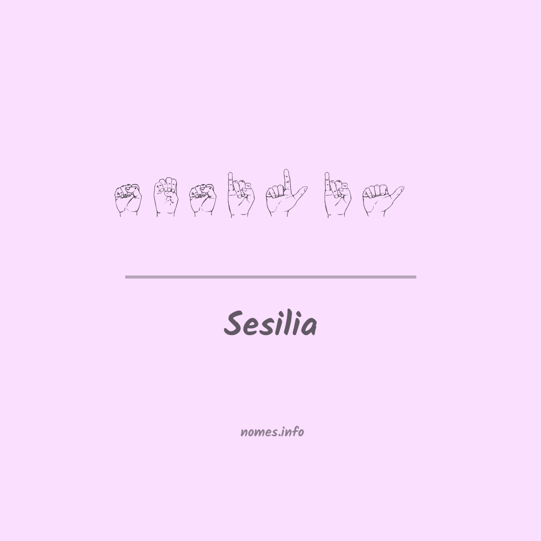 Sesilia em Libras