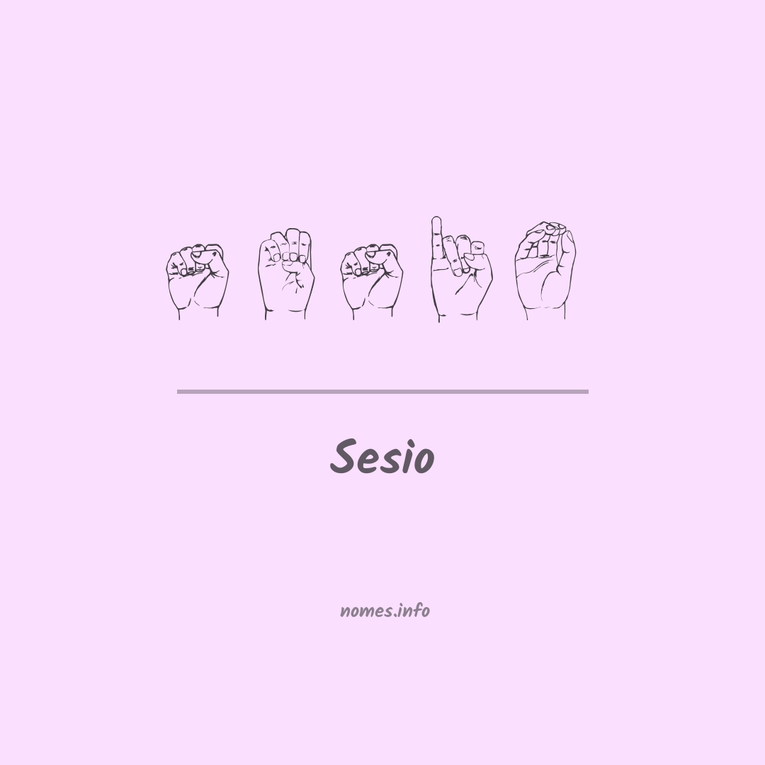 Sesio em Libras