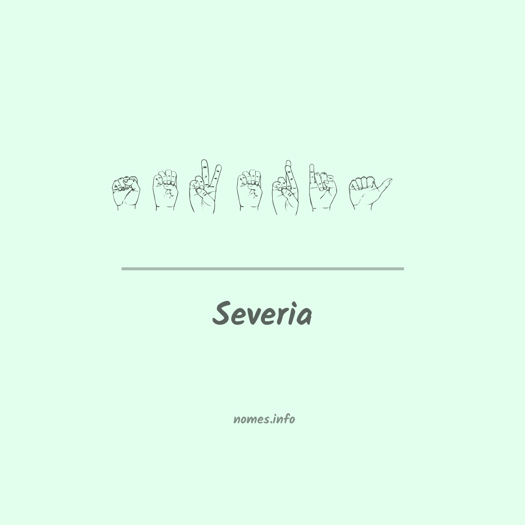 Severia em Libras