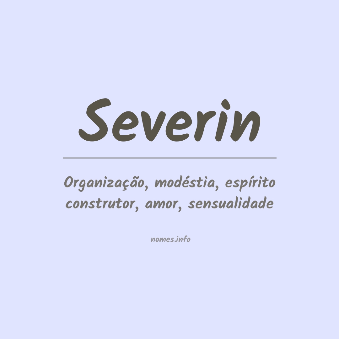 Significado do nome Severin