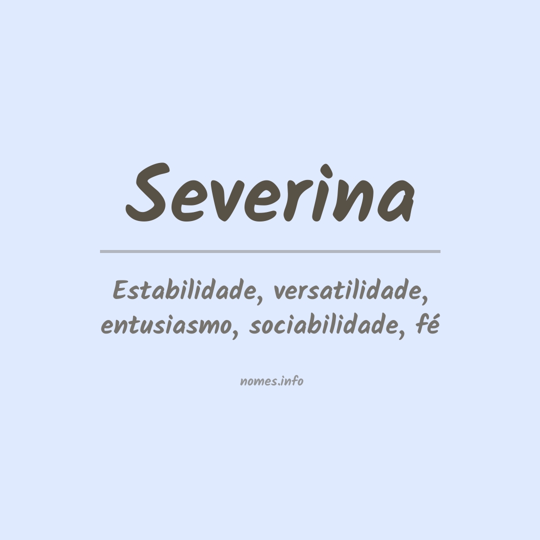 Significado do nome Severina