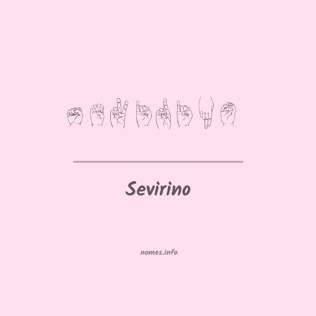 Sevirino em Libras
