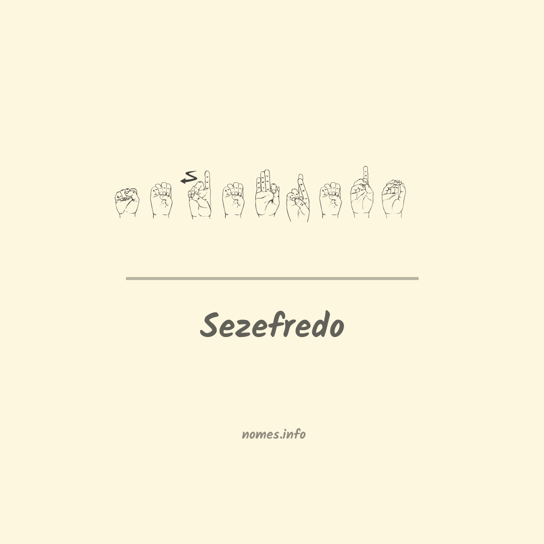 Sezefredo em Libras