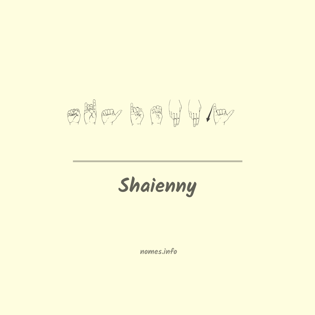 Shaienny em Libras
