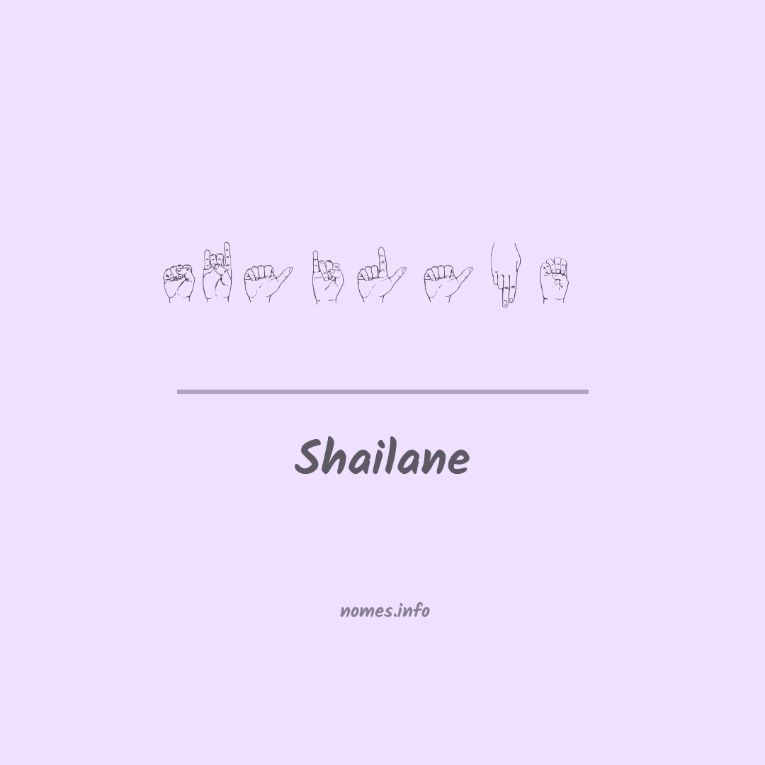 Shailane em Libras
