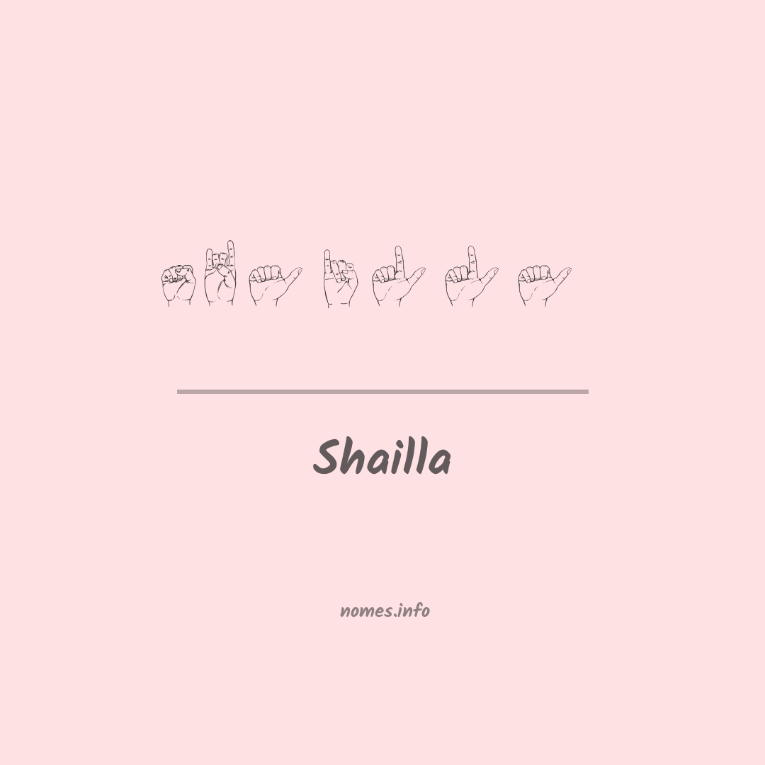 Shailla em Libras